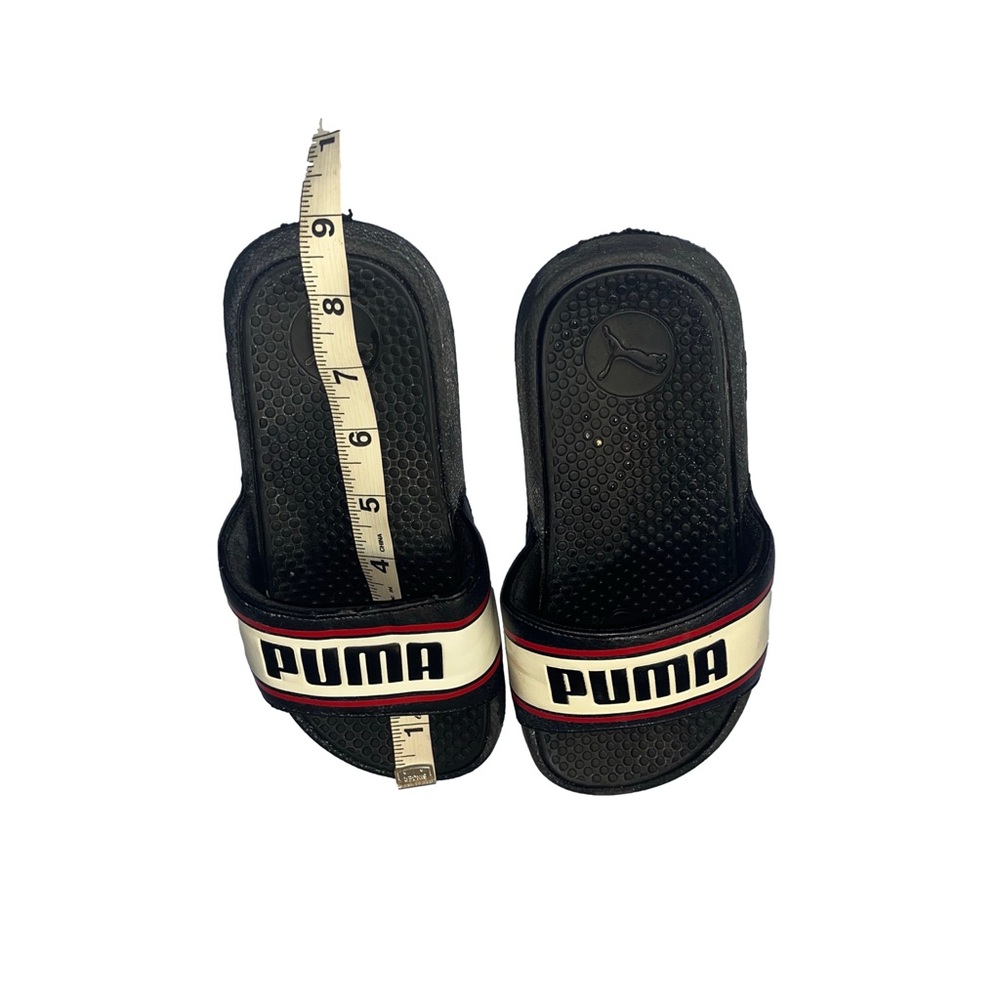 EUC Gently Used PUMA Cool Cat Youth Retro Beach Ready Sliders Slip on 4 to 4.5 - Picture 9 of 9